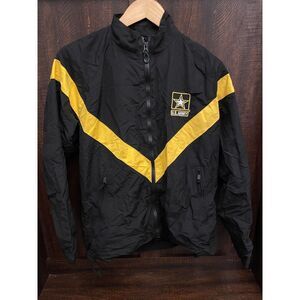 U.S. Army APFU Jacket Womens S Long PT Windbreaker Running Fitness Uniform